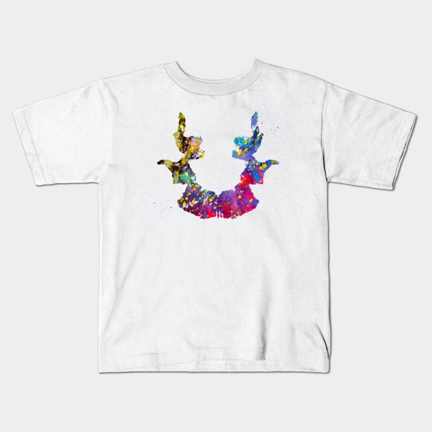 Rorschach inkblot test Kids T-Shirt by erzebeth